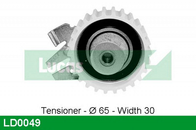 LUCAS ENGINE DRIVE ld0049 -  Натяжной ролик, ремень ГРМ